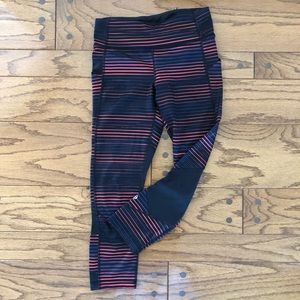 Lululemon Striped Crop Legging